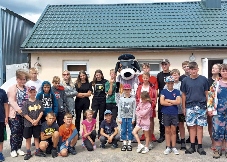 Pačeriaukštėje stovyklavo biržiečių ir ukrainiečių vaikai