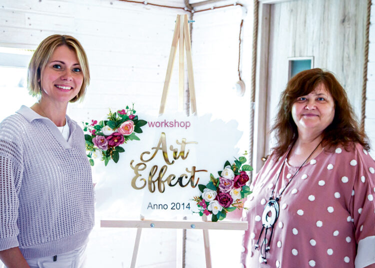 Kukulių kaimo gyventojai meno studiją pastatė sutuoktinis