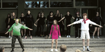 Nemunėlio Radviliškio gyventojai vaišino stovyklautojus