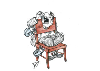 Atsikėlęs iš balos, tėškė purvu norėjusiems padėti