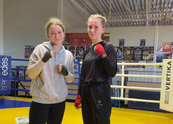 Treniravosi su Lietuvos bokso rinktinės narėmis