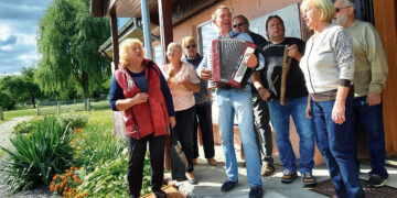 Vokiečių labdara Gaižiūnų ir Ančiškių kaimo bendruomenėms