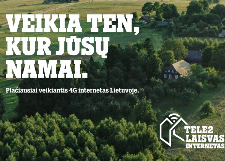 Renkatės interneto tiekėją? „Tele2“ klientams siūlo plačiausią tinklą ir specialius kainų pasiūlymus