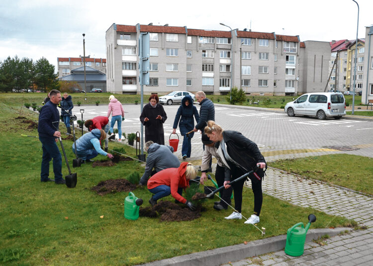 Medeliai puoš Savarankiško gyvenimo namų aplinką