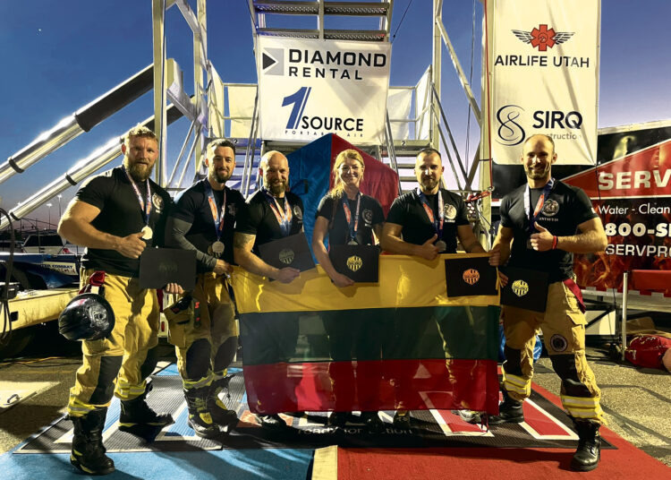 Biržietis ugniagesys – pasaulio vicečempionas