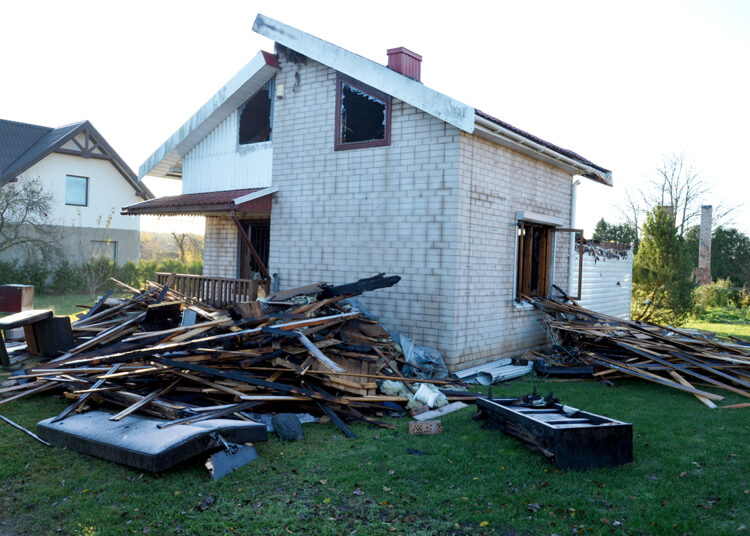 Savaitgalį šėlo ugnis