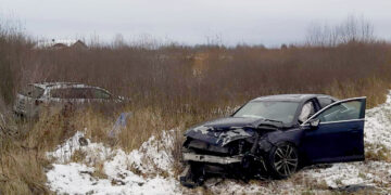 Po avarijos prireikė medikų pagalbos