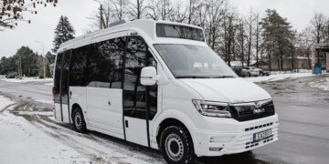 Biržuose – naujas elektrobusas