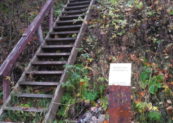 Prie Muoriškių atodangos pastatys ledlaužius