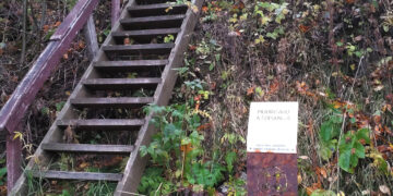 Prie Muoriškių atodangos pastatys ledlaužius