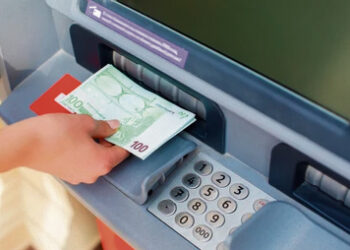 Bankomate prarado šimtą eurų