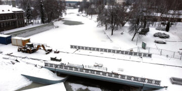 Artėja tilto atidarymas