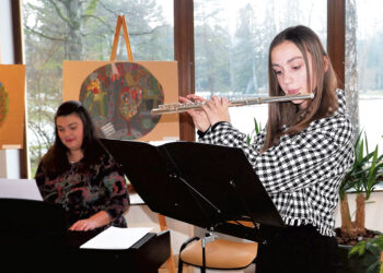 Likėnų reabilitacijos ligoninėje – mokinių kūryba ir muzika