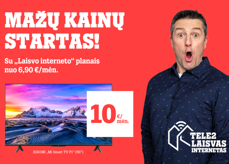 „Tele2“ pasiūlymai: naujieji metai startuoja kartu su mažomis kainomis įrenginiams ir planams