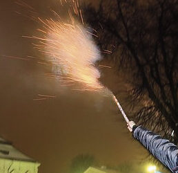 Nesėkmingai iššovė fejerverką