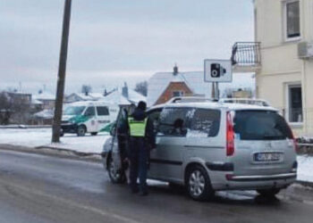 Tikrinimo metu sustabdytas neblaivus vairuotojas
