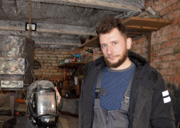 Grubaus metalo ir meniškos sielos derinys