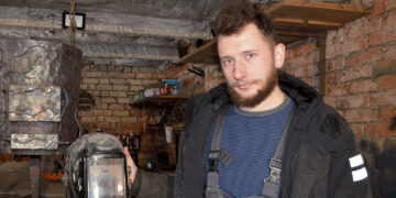 Grubaus metalo ir meniškos sielos derinys