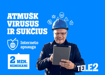 Išskirtinis pasiūlymas „Tele2“ klientams: operatorius pasirūpins apsauga internete be papildomų veiksmų