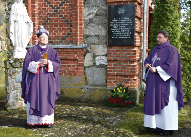 Nemunėlio Radviliškyje pažymėta istorinė vieta