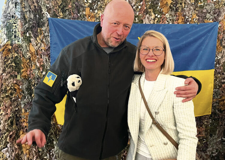 „Agarui“ įteikta padėka už paramą Ukrainos kariams