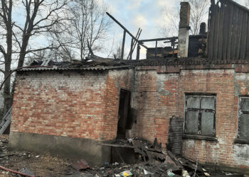 Padegė aukcionui paruoštą kultūros namų pastatą