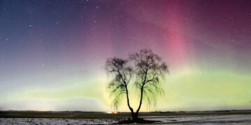 Užfiksavo šiaurės pašvaistę