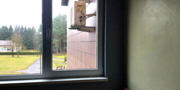 Išlipo pro ligoninės langą