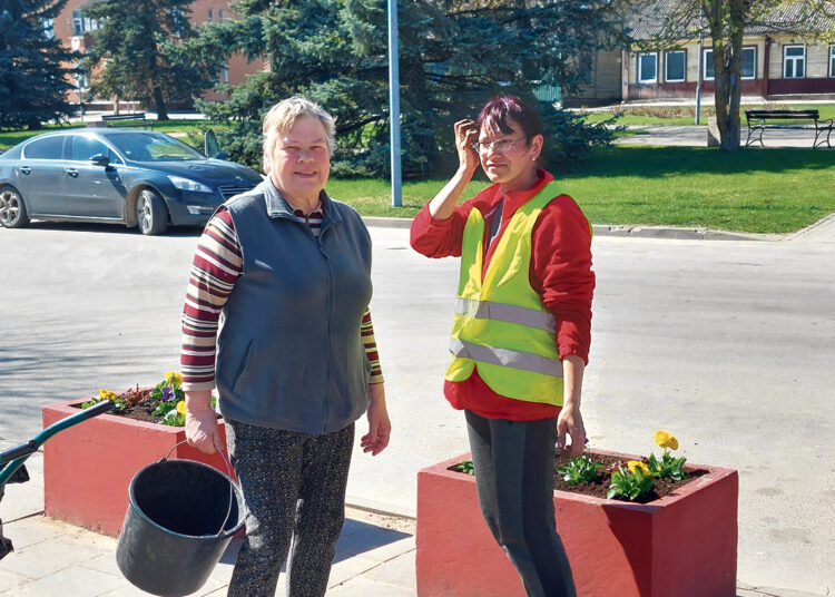 Vabalninkas gražinasi