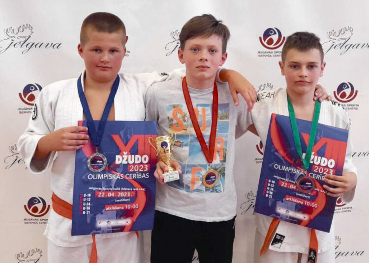 Turnyre Jelgavoje iškovojo medalius