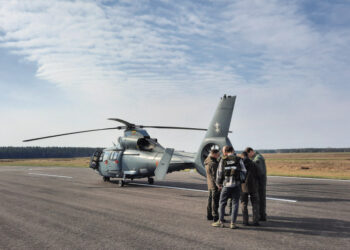 Galimų pažeidėjų ieškojo sraigtasparniu
