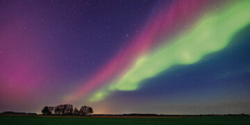 Tokios šiaurės pašvaistės dar nebuvo užfiksavęs