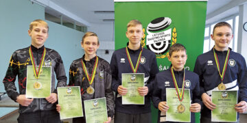 Šalies jaunučių čempionate iškovojo medalius