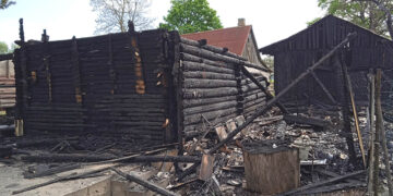 Sudegė ūkiniai pastatai ir juose buvęs turtas