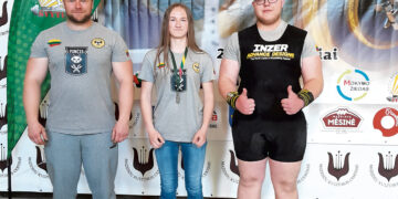 Lietuvos štangos spaudimo čempionate – prizinės vietos