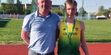 Lengvaatlečiai dalyvavo varžybose Bauskėje