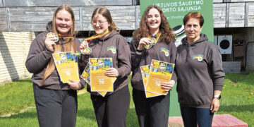 Biržiečių jaunių šaulių komanda – Lietuvos čempionė