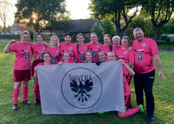 Po trijų pergalių „MFK Širvėna“ tapo lyderėmis