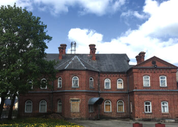 Biržų miesto simbolis, statytas ne užmarščiai