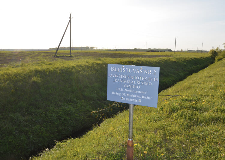 Dėl įvykusios avarijos tarša viršijo nustatytą normatyvą