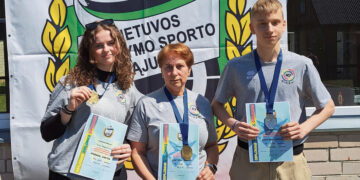Trys Lietuvos čempionatai – dešimt medalių