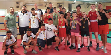 Biržiečiai boksininkai kovojo su armėnais