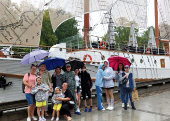 Išvyka karo pabėgėliams