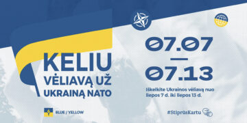 Palaikykime Ukrainos narystę NATO – kelkime vėliavas