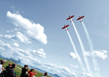 Šeštadienis su šokiais tarp debesų