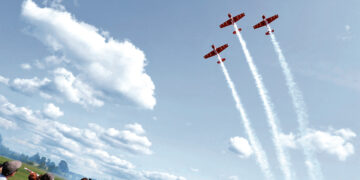 Šeštadienis su šokiais tarp debesų