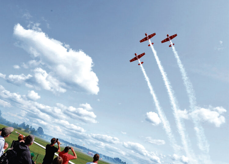 Šeštadienis su šokiais tarp debesų