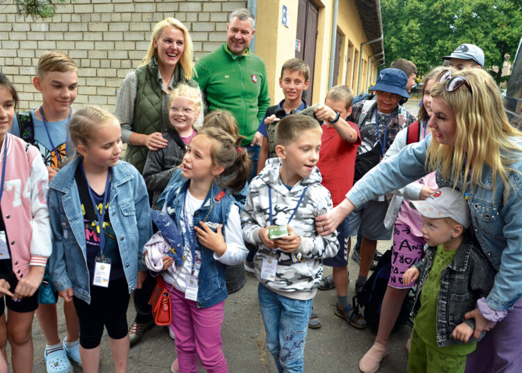 Nemunėlio Radviliškyje stovyklaus Ukrainos vaikai