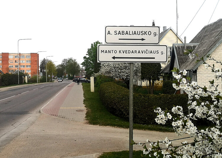 Kur dingo Manto Kvedaravičiaus gatvė