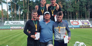 Lietuvos jaunimo čempionate iškovojo bronzą